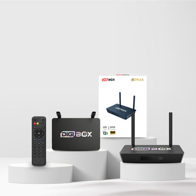 2024 Neueste DIGIBox TV Box mit Sprachfernbedienung 2Meter 6K ULTRAHD 4GB RAM+ 64 GB Speicher