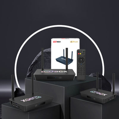 Digibox Quad Core ARM Cortex A53 Digibox Smart TV Box Bluetooth Sprachfernbedienung