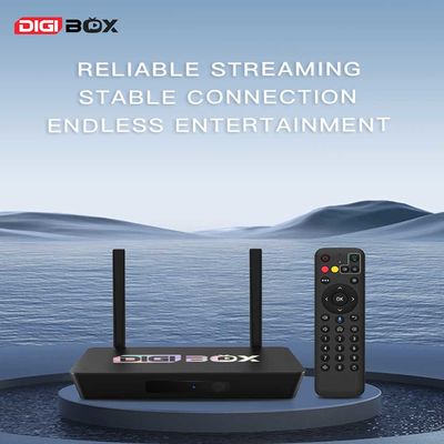 Digibox Sprachsteuerung Smart 2.4Ghz 5.8Ghz Dual Band WiFi 6 64GB TV Box