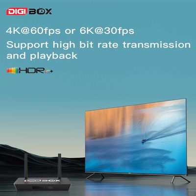 Digibox 4 USB-Anschlüsse Smart TV Box H.265 4K 60fps Android 12 TV Box