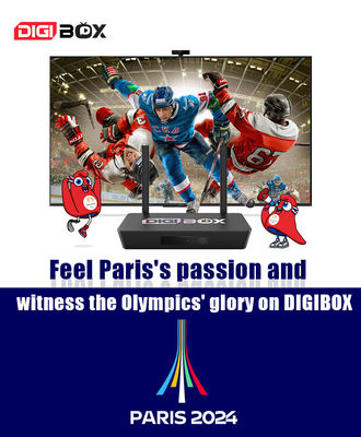 Digibox 64 GB Speicher 4 GB RAM Android TV D3 Plus mit Bluetooth-Verbindung ausgestattet