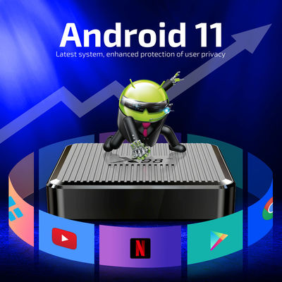 X98 Android 11.0 Smart TV Box 2GB RAM 16GB ROM 2.4G/5G Dual WiFi HD 4K Set-Top Box
