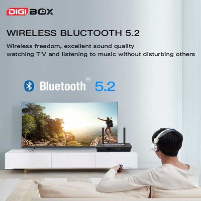 Digibox 2.4G/5.8G Smart TVbox H.265 4K 60fps Smart Box für Fernseher mit WLAN