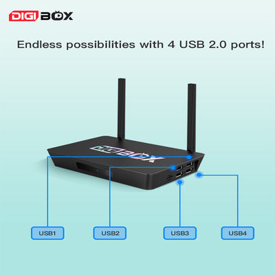 Digibox 64 GB Android TV Box 4k Quad Core ARM Cortex A53 Smart Box Android