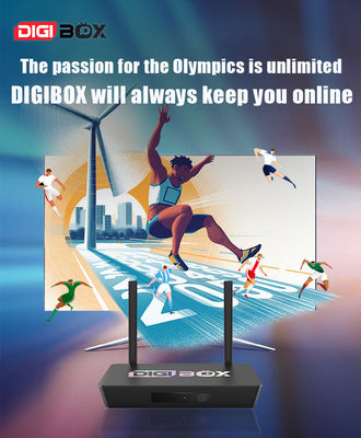 Digibox D3 Plus Android TV Box mit 64 GB Speicher und 4 GB RAM H.265 4K 60fps Video Decoder