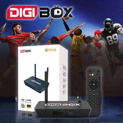 Digibox TV Streaming Media Player HD Wiedergabe 1080P Android 12.0 Bluetooth